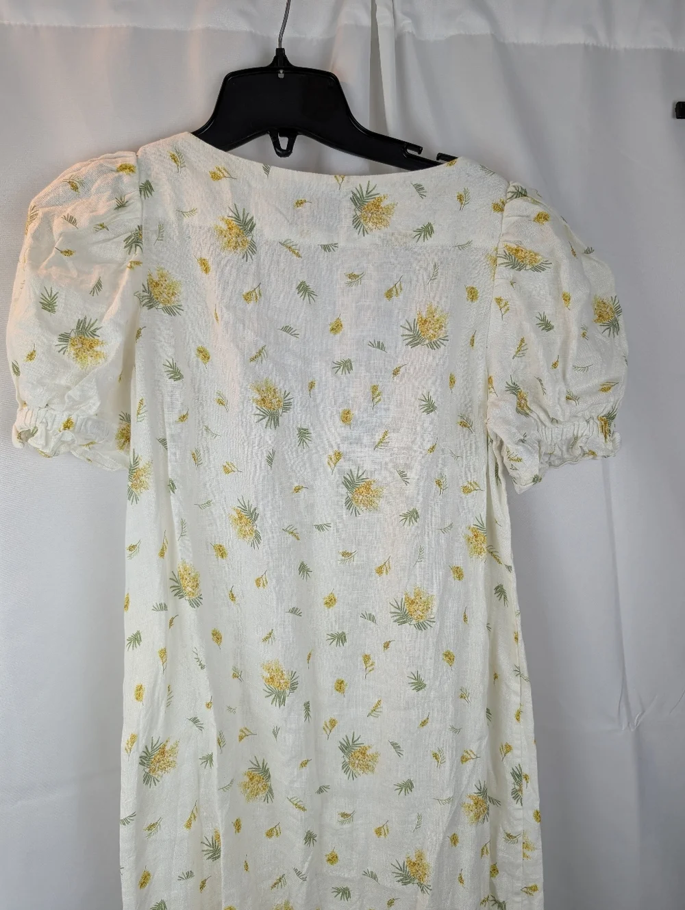 Sleeper Bridgette Linen Midi Dress size M in EUC no belt - Picture 9 of 11